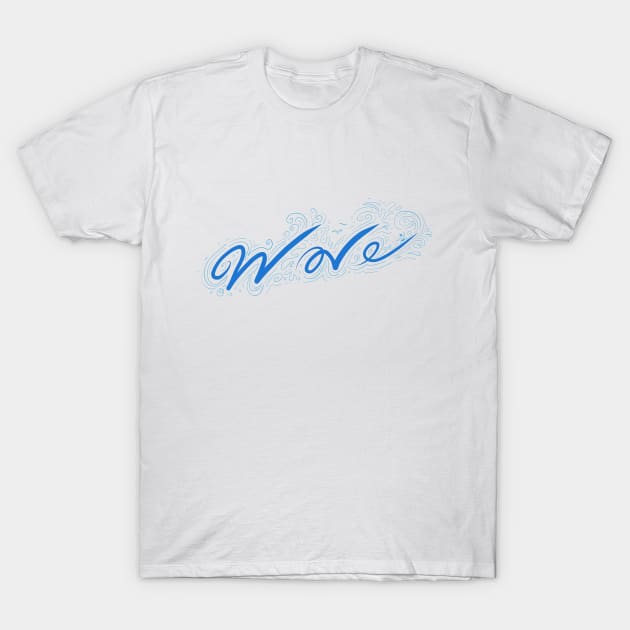 wave T-Shirt by justduick